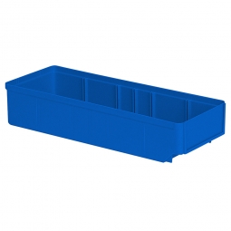 Regalkasten, blau, LxBxH 400x152x83 mm, Polystyrol-Kunststoff (PS), Gewicht 290 g