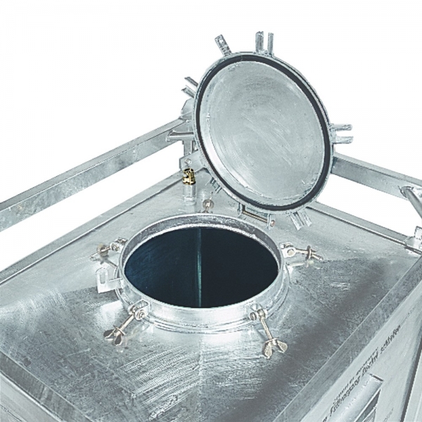 ASF-Behälter, doppelwandig, 1000 Liter, BxTxH 1230x1030x1400 mm