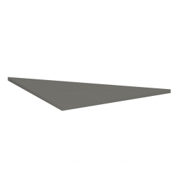 Dreieck-Verkettungsplatte 90° PREMIUM, Graphit/Silber, BxT 800x800 mm