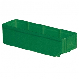 Regalkasten, grün, LxBxH 300x93x83 mm, Polystyrol-Kunststoff (PS), Gewicht 175 g