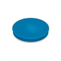 Haftmagnete, blau, Durchmesser 24 mm, Haftkraft 300 g, Paket=10 Magnete