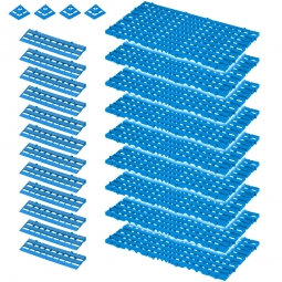 Bodenrost-Set, 25-teilig, blau, 3,4 m²