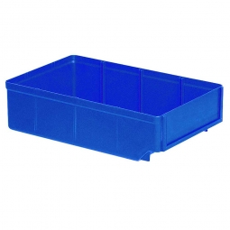 Regalkasten, blau, LxBxH 300x186x83 mm, Polystyrol-Kunststoff (PS), Gewicht 260 g