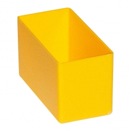 Einsatzkasten für Schubladen, gelb, LxBxH 108x54x63 mm, Polystyrol-Kunststoff (PS)