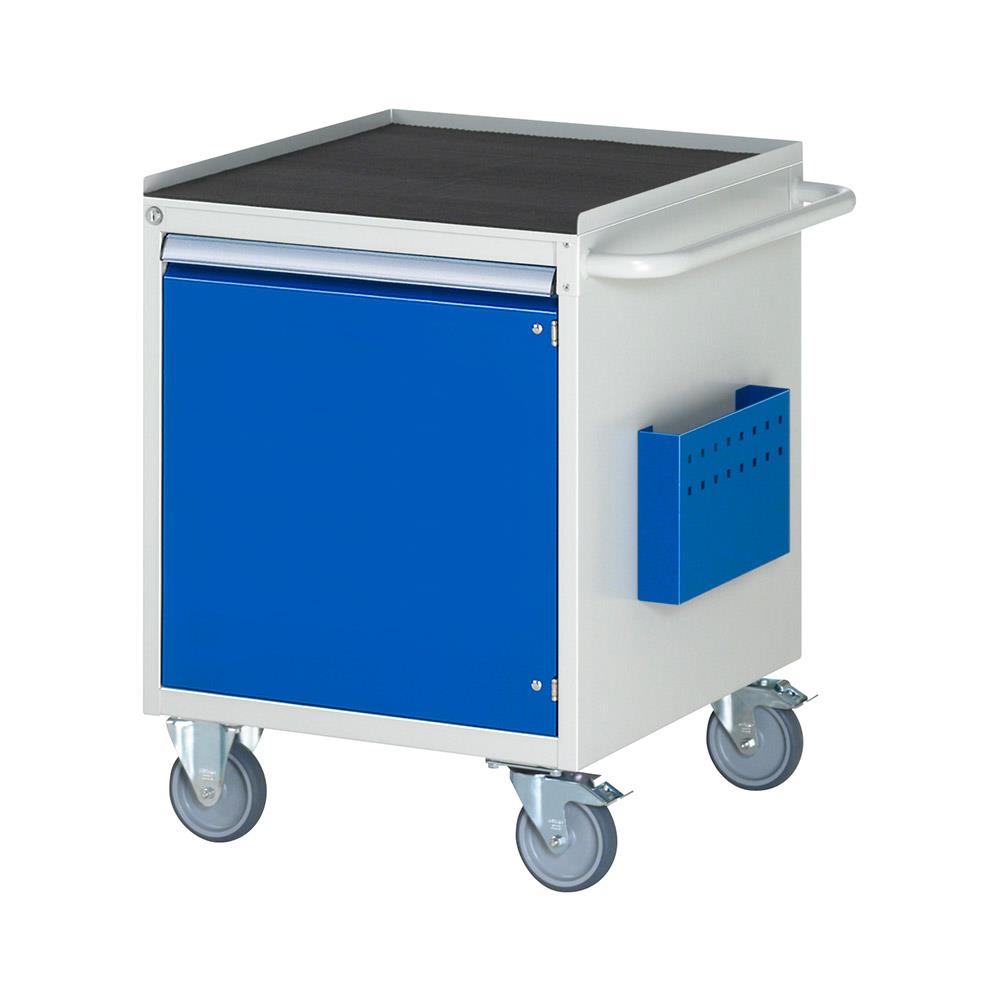 Montagewagen BxTxH 580x650x795 mm, 1 Tür Montagewagen Werkbänke und