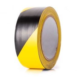Bodenmarkierungsband, Stärke 0,15 mm, Breite 50 mm, gelb/schwarz