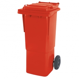 Müllbehälter, 60 Liter, rot, BxTxH 445x520x930 mm, hohe Ausführung, Polyethylen (PE-HD)