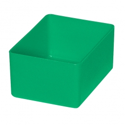 Einsatzkasten für Schubladen, grün, LxBxH 106x80x54 mm, Polystyrol-Kunststoff (PS)
