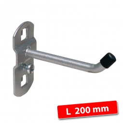Werkzeughalter Haken, Ø 6 mm, schräges Ende, Länge 200 mm, VE = 5 Stück