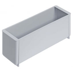 Einsatzkasten für Stapelbehälter 600x400 mm, LxBxH 274x87x110 mm, Farbe grau