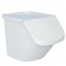 Zutatenbehälter / Zutatenspender, 40 Liter, LxBxH 610x430x450 mm, weiß/weiß