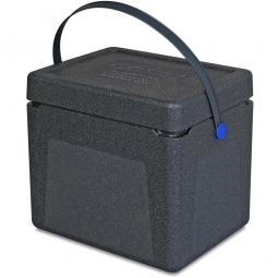 Thermobox / Kühlbox / Transport- und Isolierbox, Inhalt 33 Liter, Clip blau
