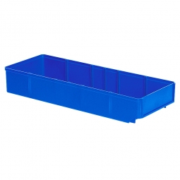 Regalkasten, blau, LxBxH 500x186x83 mm, Polystyrol-Kunststoff (PS), Gewicht 475 g