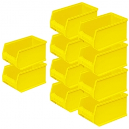 10x Sichtbox PROFI LB4, gelb, Inhalt 2,9 Liter