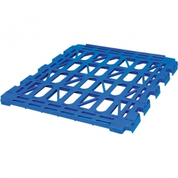 Kunststoff-Zwischenboden für 2-seitige Rollbehälter im Eurobehälter Maß, blau