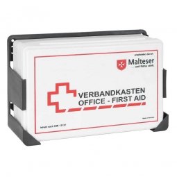 Betriebsverbandkasten mit Wandhalterung nach DIN 13157, BxTxH 160x255x80 mm Betriebsverbandkasten mit Wandhalterung nach DIN 13157, BxTxH 160x255x80 mm