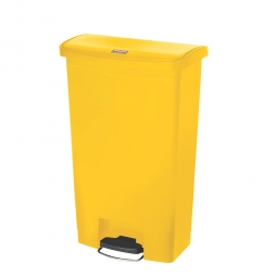 Tretabfalleimer Slim Jim, 68 Liter, gelb, BxTxH 500x311x803 mm