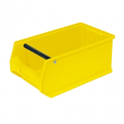 Sichtbox PROFI LB 3T mit Tragstab, gelb, Inhalt 7,6 Liter, LxBxH 350x200x150 mm, innen 295x175x140 mm.