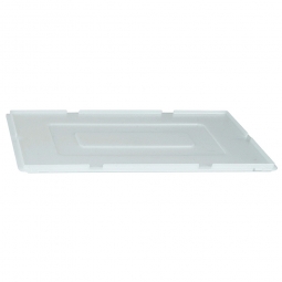 Auflagedeckel für Euro-Stapelbehälter, LxB 600 x 400 mm, weiß