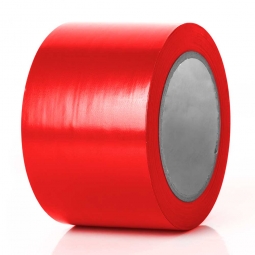 Bodenmarkierungsband, Stärke 0,15 mm, Breite 75 mm, rot