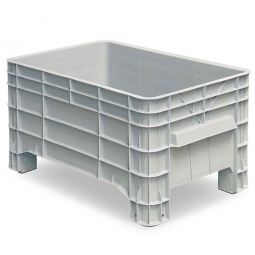 Volumenbox mit 4 Füßen, 215 Liter, LxBxH 1030x630x555 mm, grau