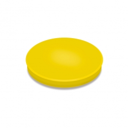 Haftmagnete, gelb, Durchmesser 24 mm, Haftkraft 300 g, Paket=10 Magnete