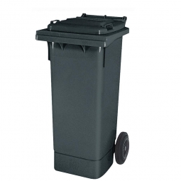 Müllbehälter, 80 Liter, grau, BxTxH 445x520x930 mm, Polyethylen (PE-HD)