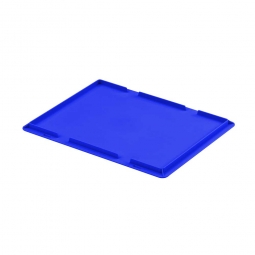 Auflagedeckel für Euro-Stapelbehälter, LxB 400x300 mm, Farbe blau