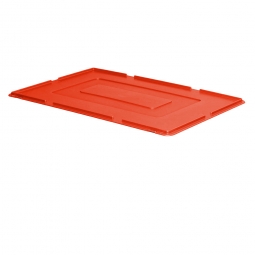Auflagedeckel für Euro-Stapelbehälter, LxB 600x400 mm, 900 g, rot
