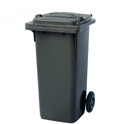 Müllbehälter, 120 Liter, grau, BxTxH 480x550x930 mm, Polyethylen (PE-HD)