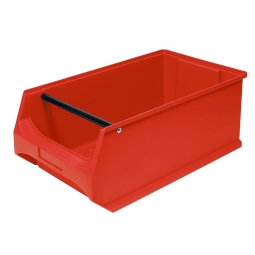 Sichtbox PROFI LB 2T mit Tragstab, rot, Inhalt 21,8 Liter, LxBxH 500x300x200 mm, innen 425x270x190 mm