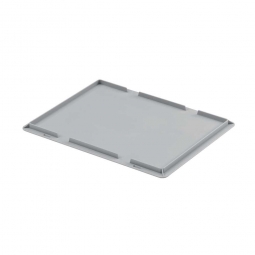 Auflagedeckel für Euro-Geschirrkasten 400x300 mm in Farbe grau
