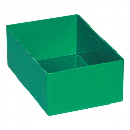 Einsatzkasten für Schubladen, grün, LxBxH 162x108x63 mm, Polystyrol-Kunststoff (PS)