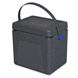 Thermobox / Kühlbox / Transport- und Isolierbox, Inhalt 20 Liter, Clip blau