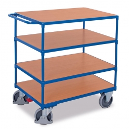 Tischwagen mit 4 Ladeflächen, LxBxH 1390x800x1235 mm, Tragkraft 500 kg