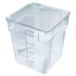 Transparenter Vorratsbehälter, glasklares Polycarbonat, lebensmittelecht,  17 Liter