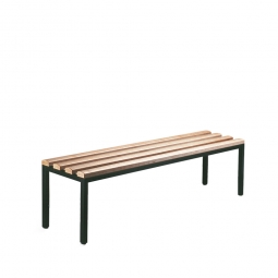 Freistehende Sitzbank ohne Schuhrost, LxTxH 1500x355x420 mm Freistehende Sitzbank ohne Schuhrost, LxTxH 1500x355x420 mm