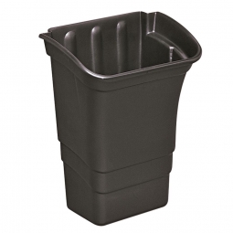 Abfallbehälter, Inhalt 30 Liter, schwarz, Polypropylen (PP), HxBxT 559x432x305 mm, (VE= 2 Abfallbehälter)