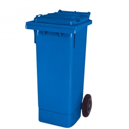 Müllbehälter, 80 Liter, blau, BxTxH 445x520x930 mm, Polyethylen (PE-HD)