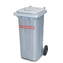 Müllbehälter 120 Liter verzinkt