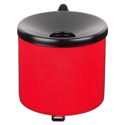 Sicherheits-Wandascher, Inhalt 3,1 Liter, ØxH 160x160 mm, Farbe rot