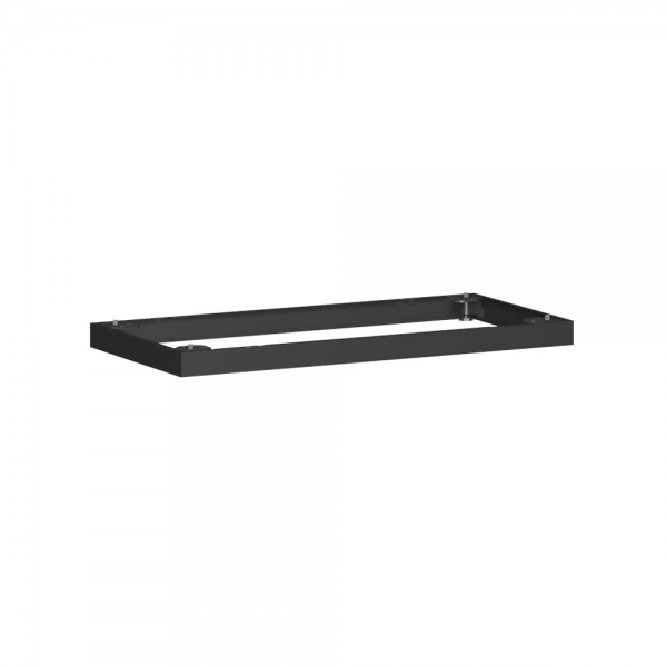 Metallsockel, schwarz, BxH 1000 x 50 mm | Zubehör für Büromöbel