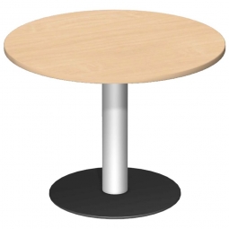 Rundtisch, Tischplatte Ahorn ØxH 1000x720 mm