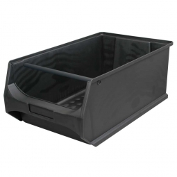 Sichtbox Profi LB 2T, leitfähige Ausführung, schwarz, Inhalt 21,8 Liter, LxBxH 500x300x200 mm, innen 425x270x190 mm