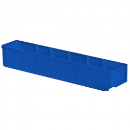 Regalkasten, blau, LxBxH 500x93x83 mm, Polystyrol-Kunststoff (PS), Gewicht 285 g