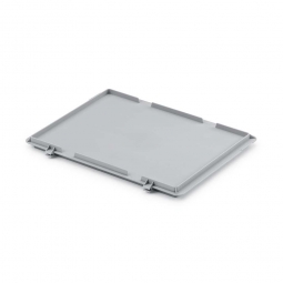 Scharnierdeckel für Euro-Geschirrkasten 400x300 mm in Farbe grau