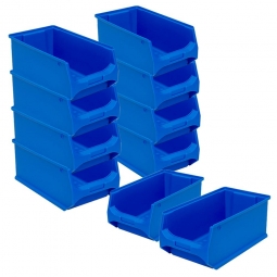 10x Sichtbox PROFI LB3, blau, Inhalt 7,6 L, LxBxH 350x200x150 mm, innen 295x175x140 mm