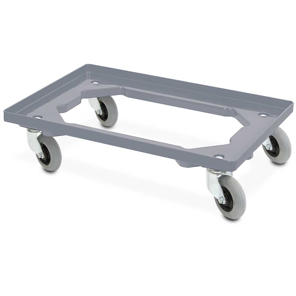 Schwerlast-Flüster-Roller für Euro-Stapelbehälter 600x400mm, Tragkraft