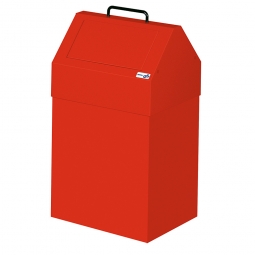 Wertstoffsammler, stationär, Inhalt 45 Liter, BxTxH 330x310x640 mm, rot