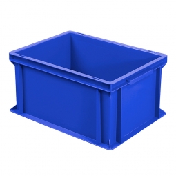 Eurobehälter mit 2 Griffleisten, LxBxH 400x300x220 mm, 21 Liter, blau